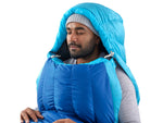 Sea to Summit Trek Down 0F/-18C Sleeping Bag Long Snorkel Blue Long