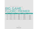 Seaguar Big Game Fluoro Premier Fishing Line 110 yards 200 lbs