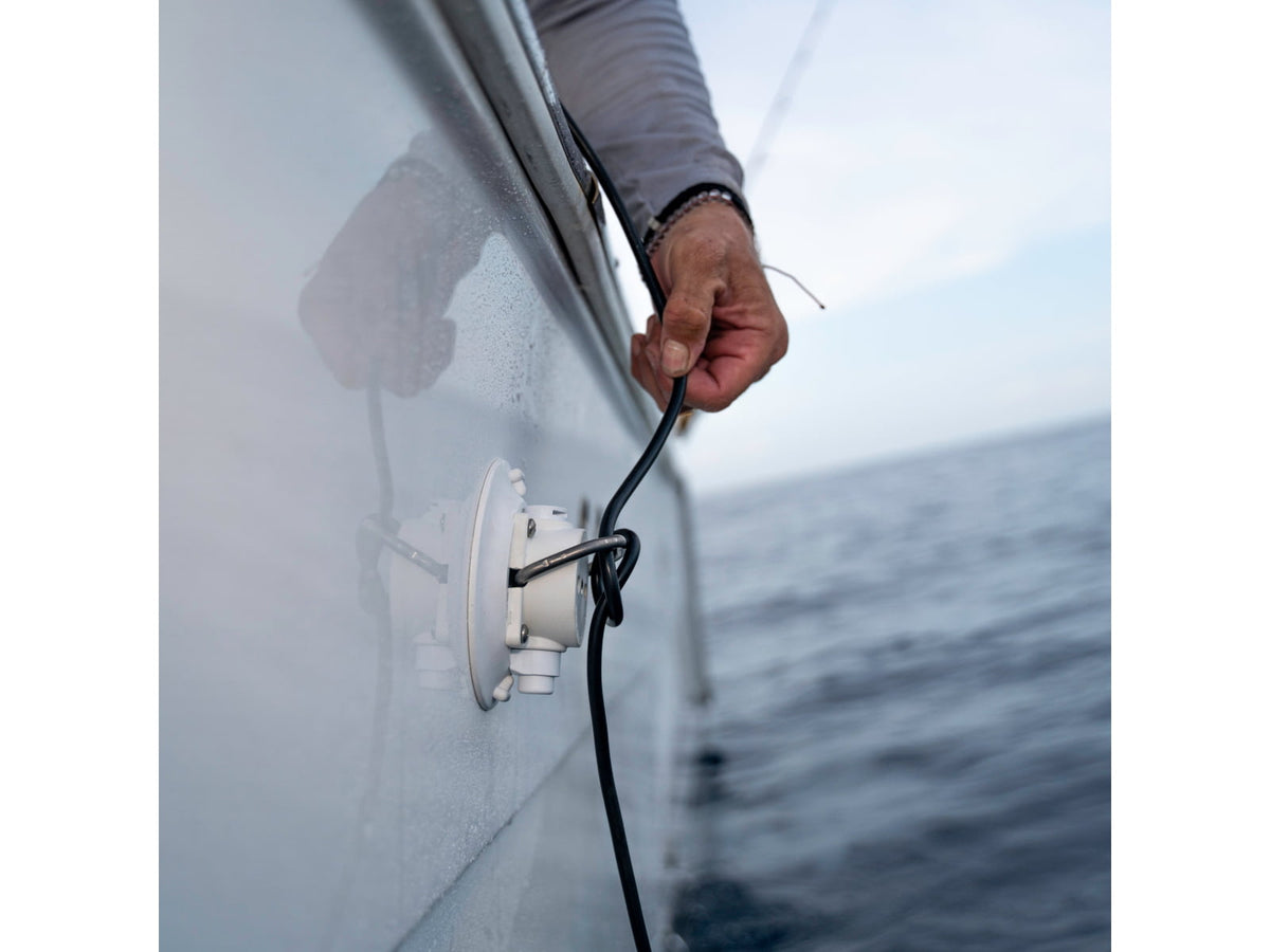 SeaSucker 4.5in SeaSucker Mount w/Flat-Top Stainless Steel D-Ring Black