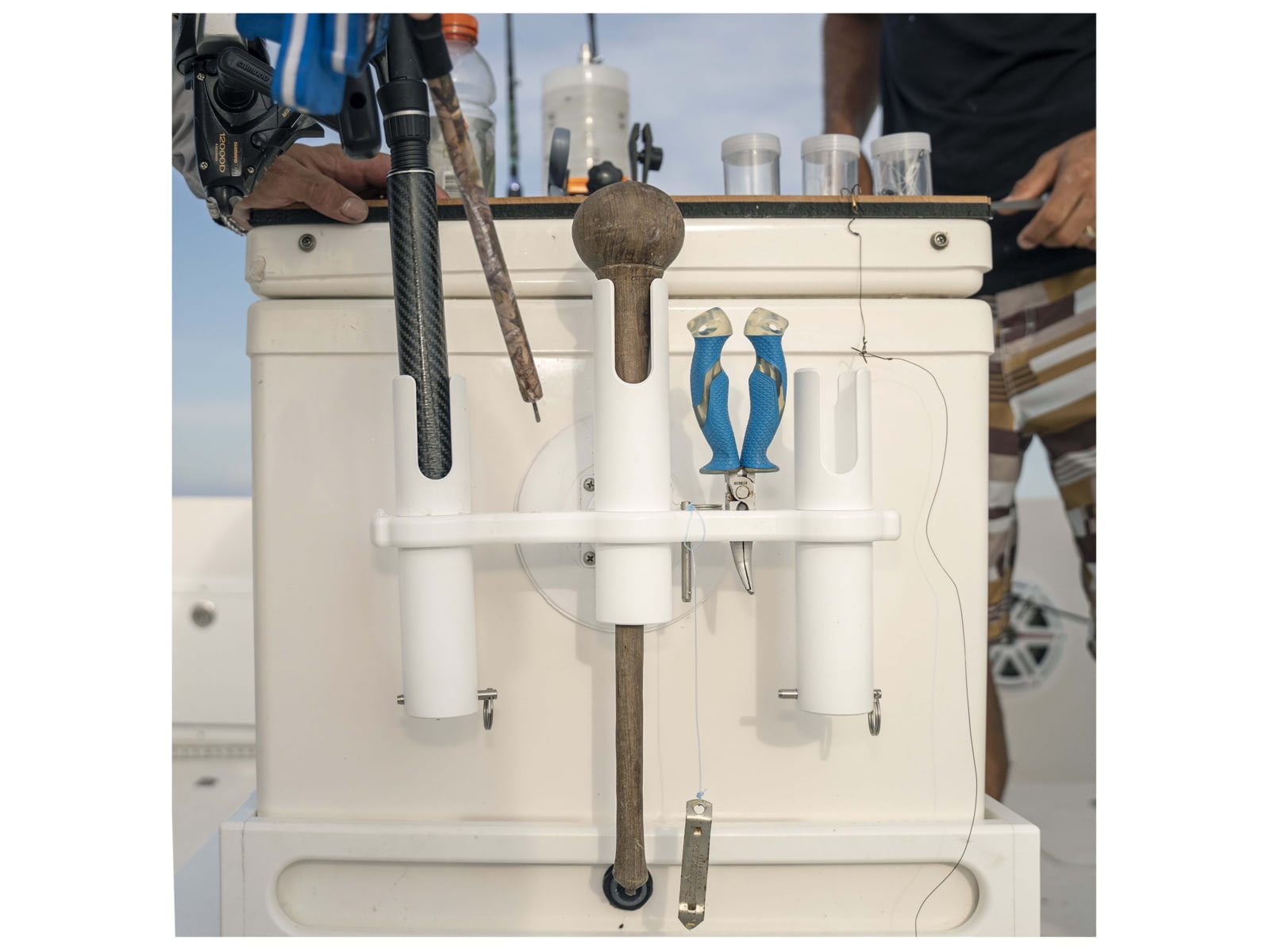 SeaSucker Pro Series Rod Holder 3 Rods White