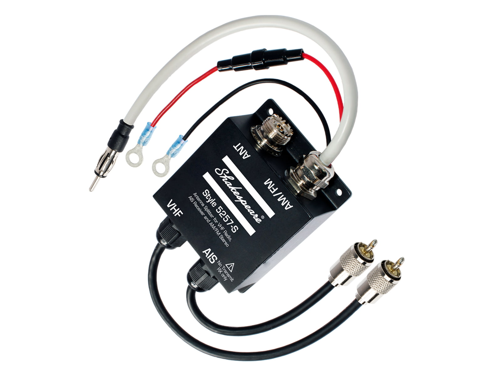 Shakespeare Antenna Splitter f/VHF Radio AIS Receiver & AM/FM Stereo 5257-S 5257-S