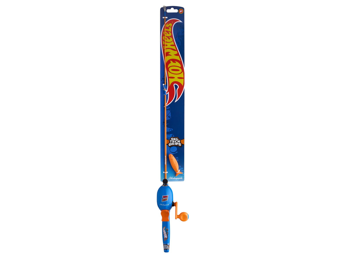 Shakespeare Mattel Hot Wheels Combo 3.1/1 5 2ft. 6in. Rod Length Medium Power 1 Piece Rod HOTWHLSKIT-B