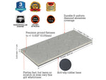 Sharpal Diamond Lapping Plate 10in x 4in Monocrystalline Diamond Surface 220 Grit 145H