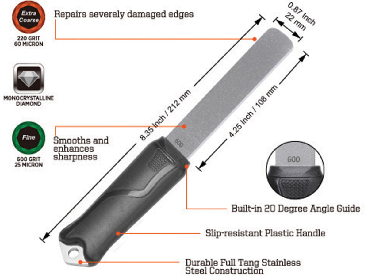 Sharpal Dual-Grit Diamond Sharpener SHP120N