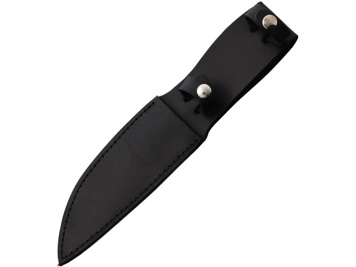 Sheath 10in Fixed Blade Leather Sheath Black SH1250