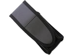 Sheath Folding Knife Sheath Black Leather/Nylon KNP-LHLD