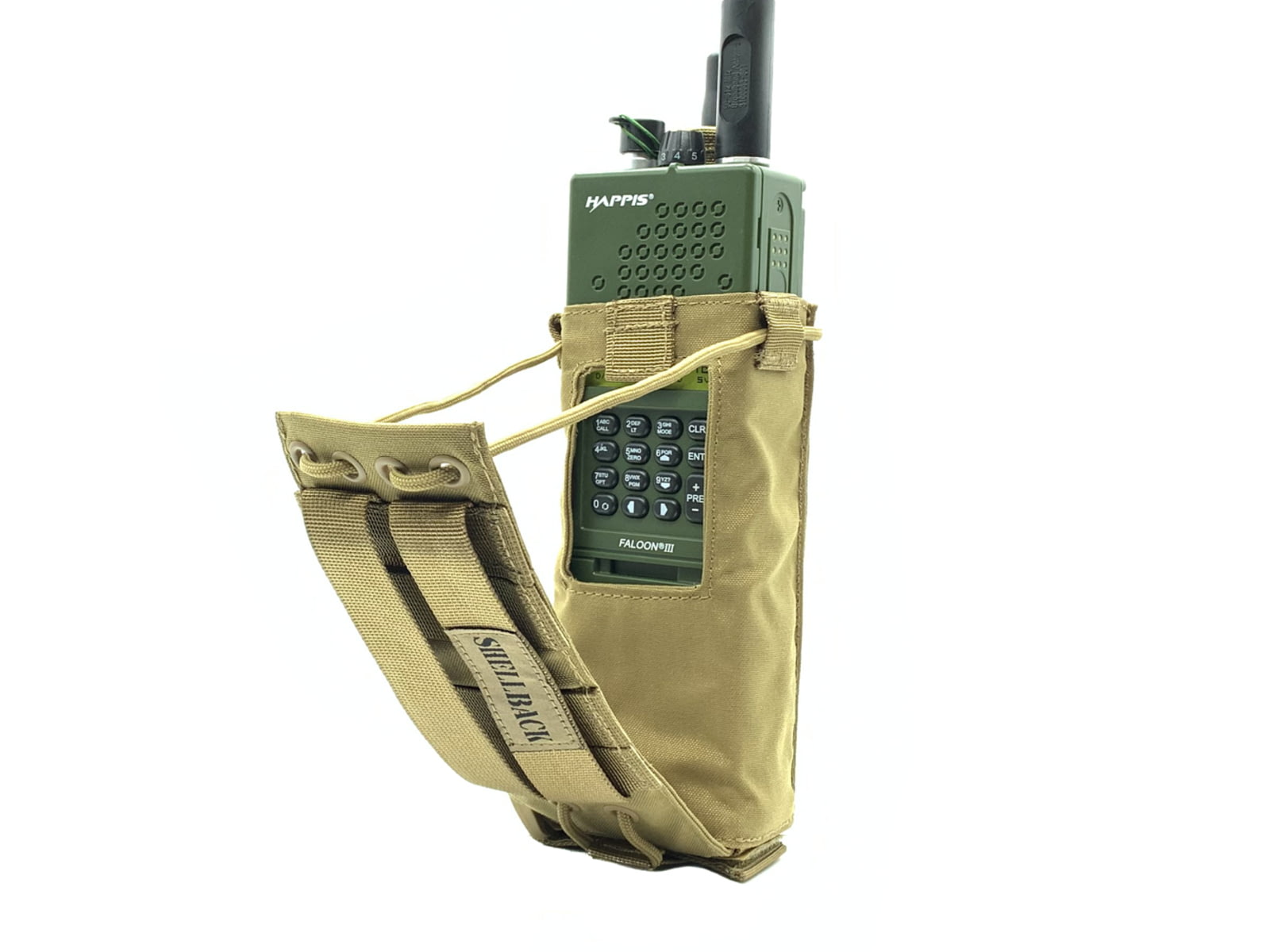 Shellback Tactical Adjustable MBITR Radio Pouch Molle compatible