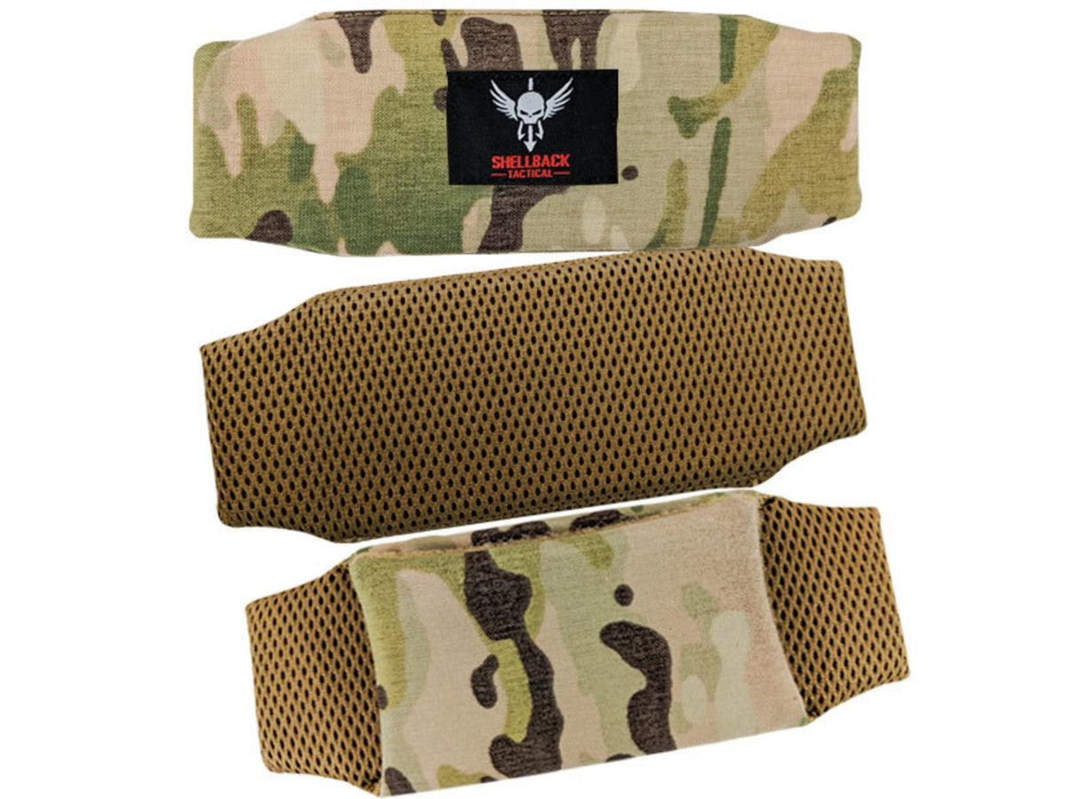Shellback Tactical Banshee Shoulder Pads Set of 2 Multicam
