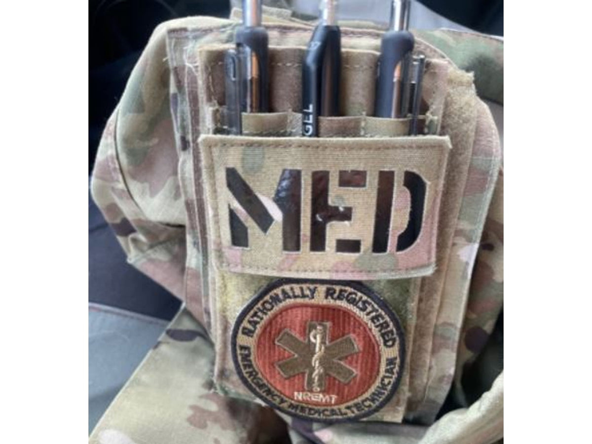 Shellback Tactical Set of 2 Pen Holder Patch Multicam One Size SBT-9903-MC