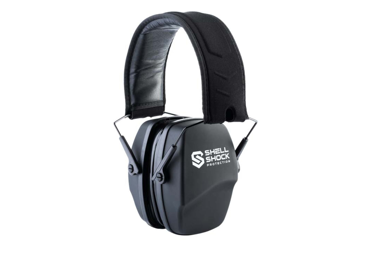 Shellshock Protection EXO Passive Protective Ear Muffs 23 dB Pair of 1 Black EAR-EXO-PASSIVE
