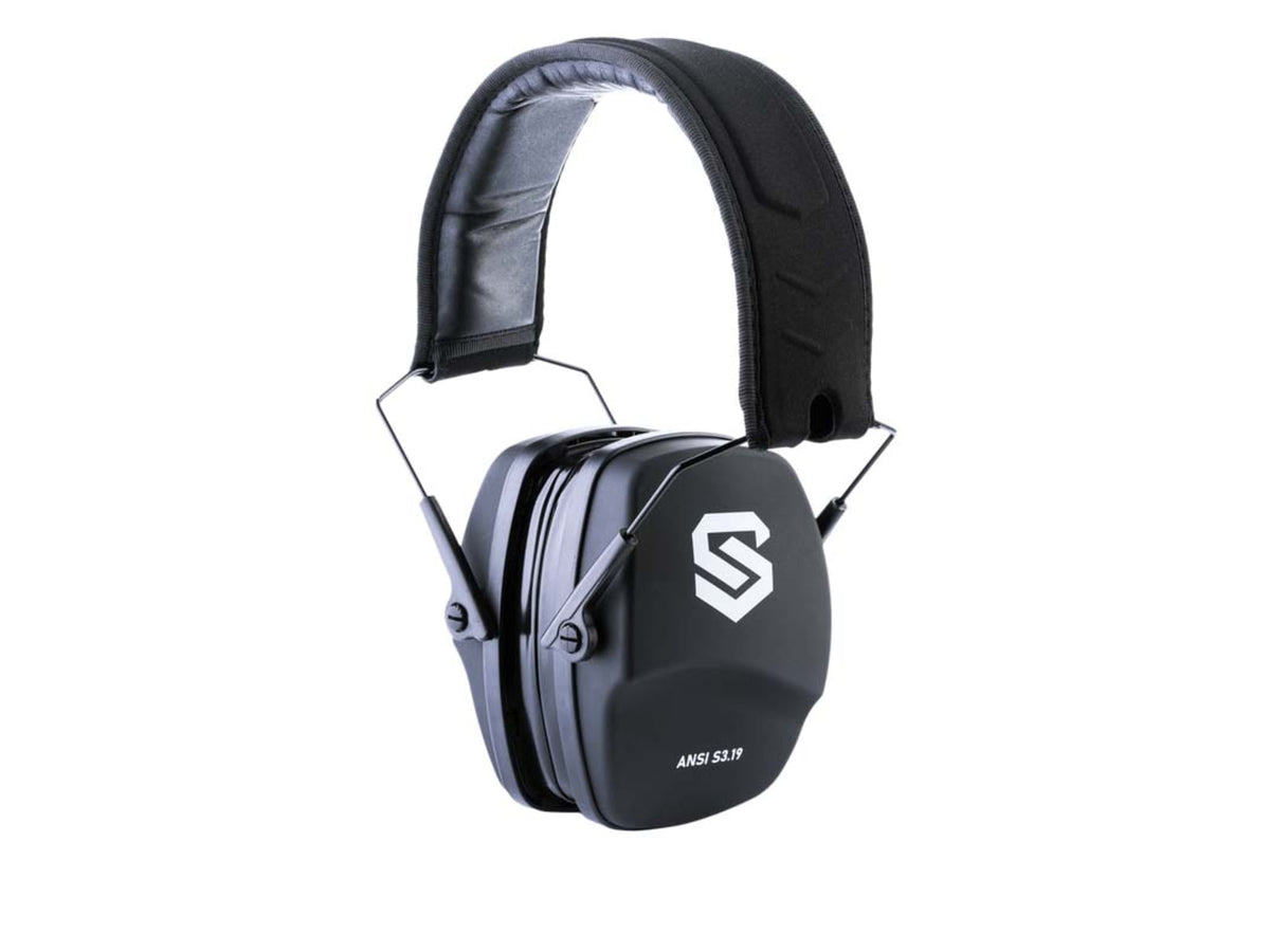 Shellshock Protection EXO Passive Protective Ear Muffs 23 dB Pair of 1 Black EAR-EXO-PASSIVE