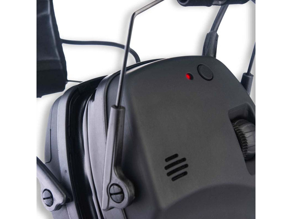 Shellshock Protection EXO PRO Bluetooth Protective Ear Muffs 21 db Pair of 1 Black EAR-EXO-BLUE