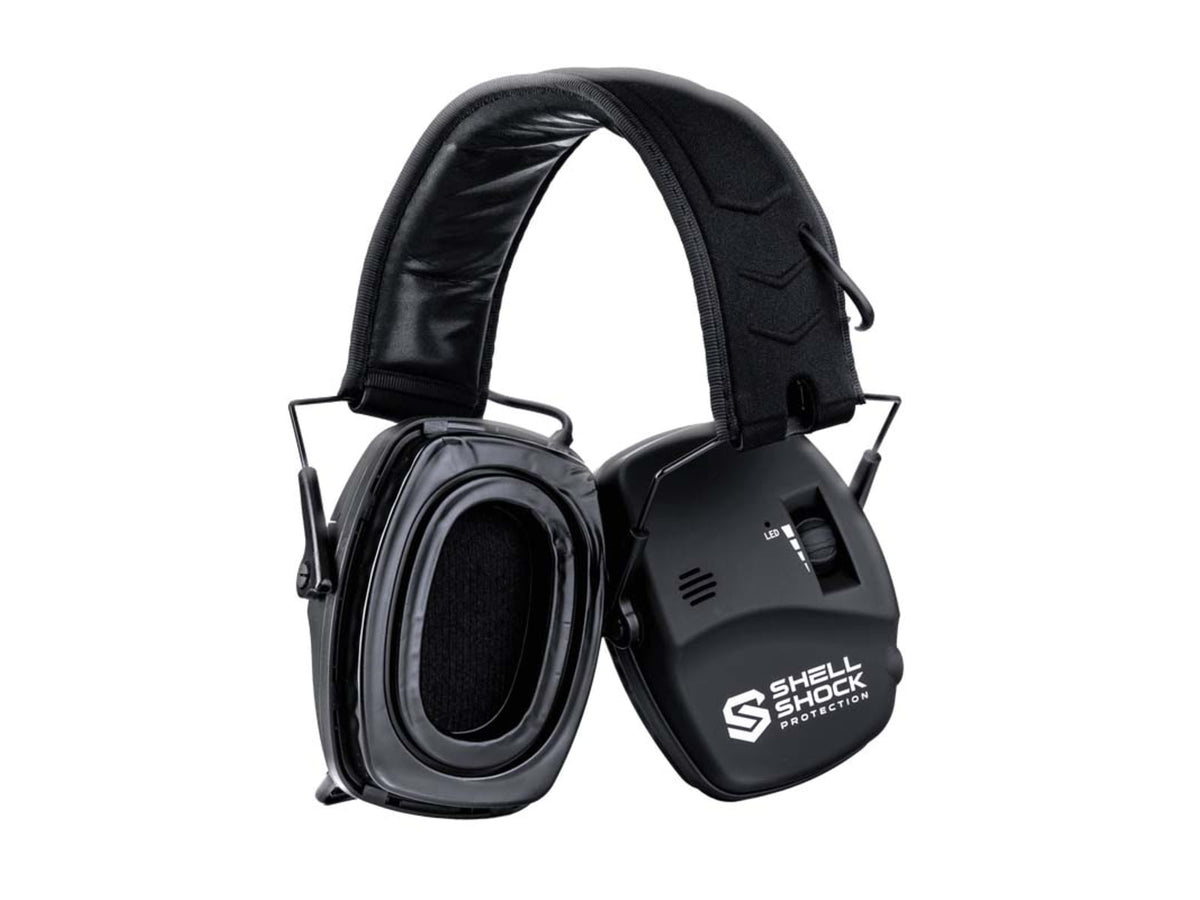 Shellshock Protection EXO PRO Electronic Protective Ear Muffs 22 dB Pair of 1 Black EAR-EXO-PRO