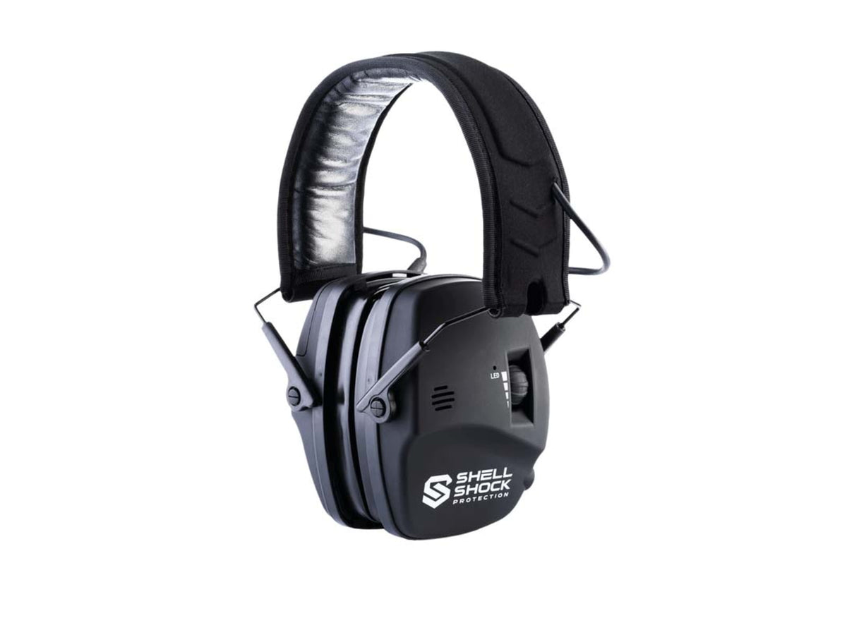 Shellshock Protection EXO PRO Electronic Protective Ear Muffs 22 dB Pair of 1 Black EAR-EXO-PRO