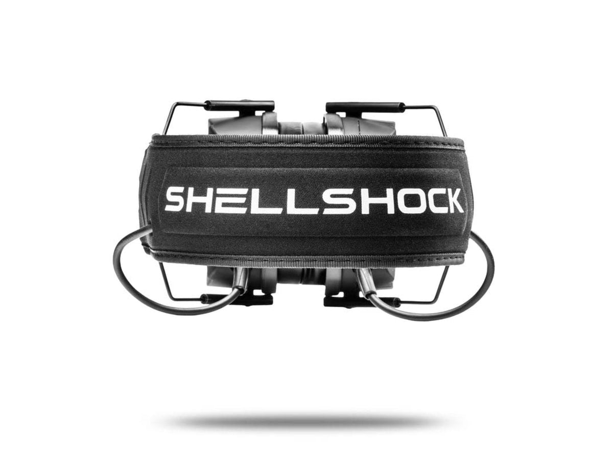 Shellshock Protection EXO Pro Elite Electronic Protective Ear Muffs 23 dB Pair of 1 Black EAR-EXO-PRO-ELITE