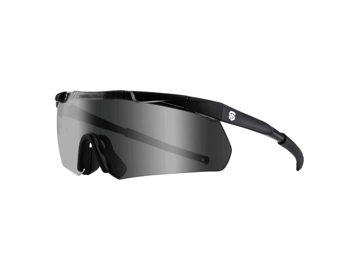 Shellshock Protection Eyes & Ears Combo Protective Ear Muffs 23dB Black EYE-EAR-COMBO-CLEAR