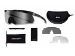 Shellshock Protection Switch Z87+ Ballistic Sunglasses - Changeable Lens Black EYE-SWITCH