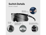 Shellshock Protection Switch Z87+ Ballistic Sunglasses - Changeable Lens Black EYE-SWITCH