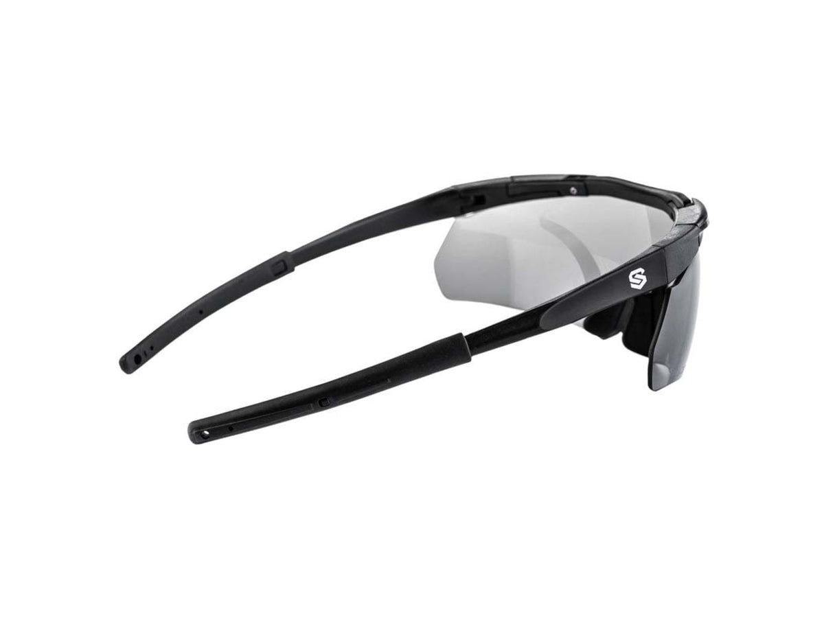 Shellshock Protection Switch Z87+ Ballistic Sunglasses - Changeable Lens Black EYE-SWITCH
