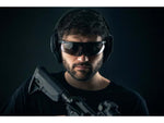 Shellshock Protection Switch Z87+ Ballistic Sunglasses - Changeable Lens Black EYE-SWITCH