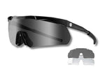 Shellshock Protection Switch Z87+ Ballistic Sunglasses - Changeable Lens Black EYE-SWITCH