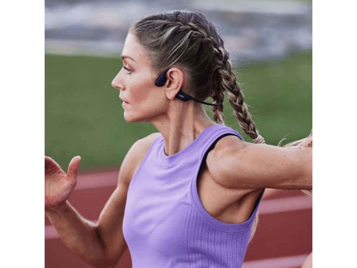 Shokz Openrun Pro Premium Bone Conduction Open-Ear Sport Headphones Black