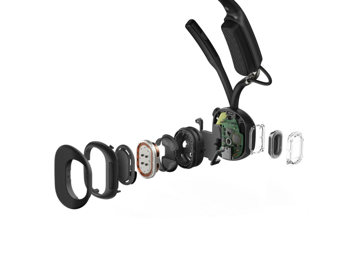 USED Shokz OpenMeet Open-Ear Headphones Black