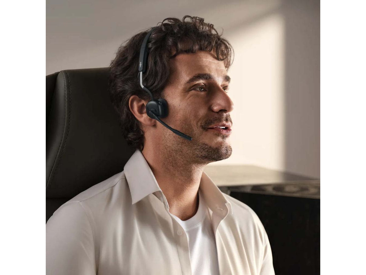 USED Shokz OpenMeet Open-Ear Headphones Black
