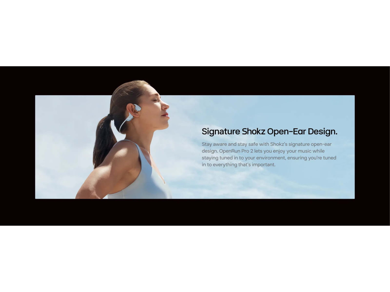 Shokz OpenRun Pro 2 Open-Ear Headphones Silver
