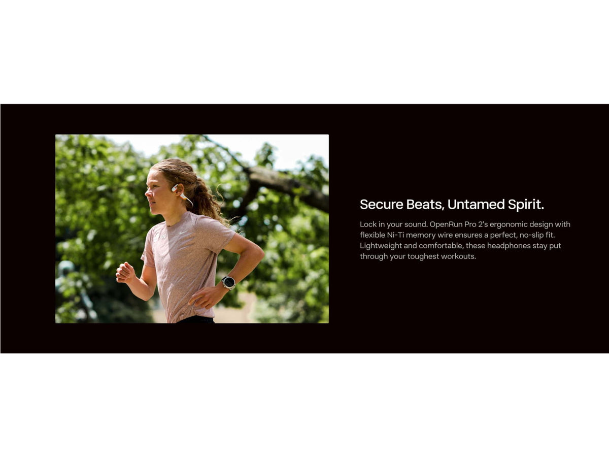 Shokz OpenRun Pro 2 Mini Open-Ear Headphones Silver S821-MN-SR-US-326