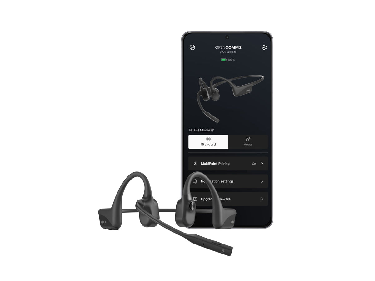 Shokz OpenComm2 Open-Ear Headphones Black