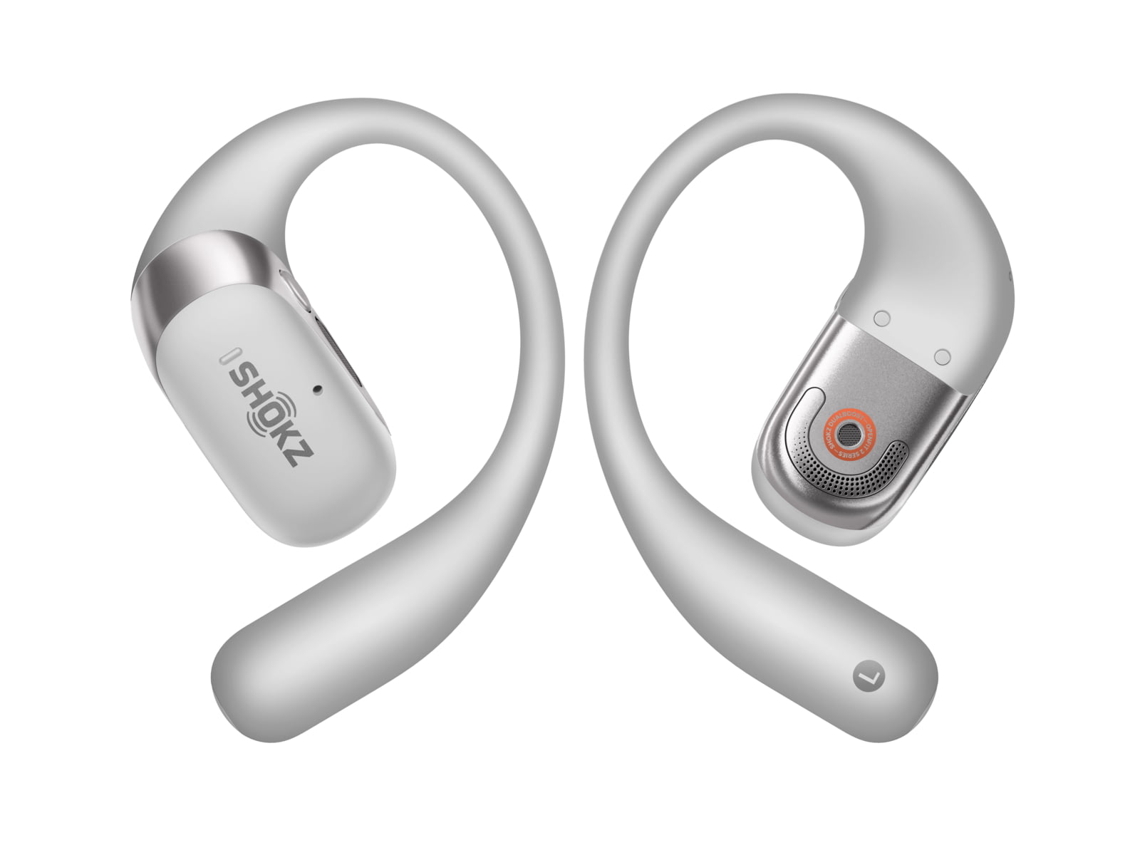 Shokz OpenFit 2+ Open-Ear Headphones Grey