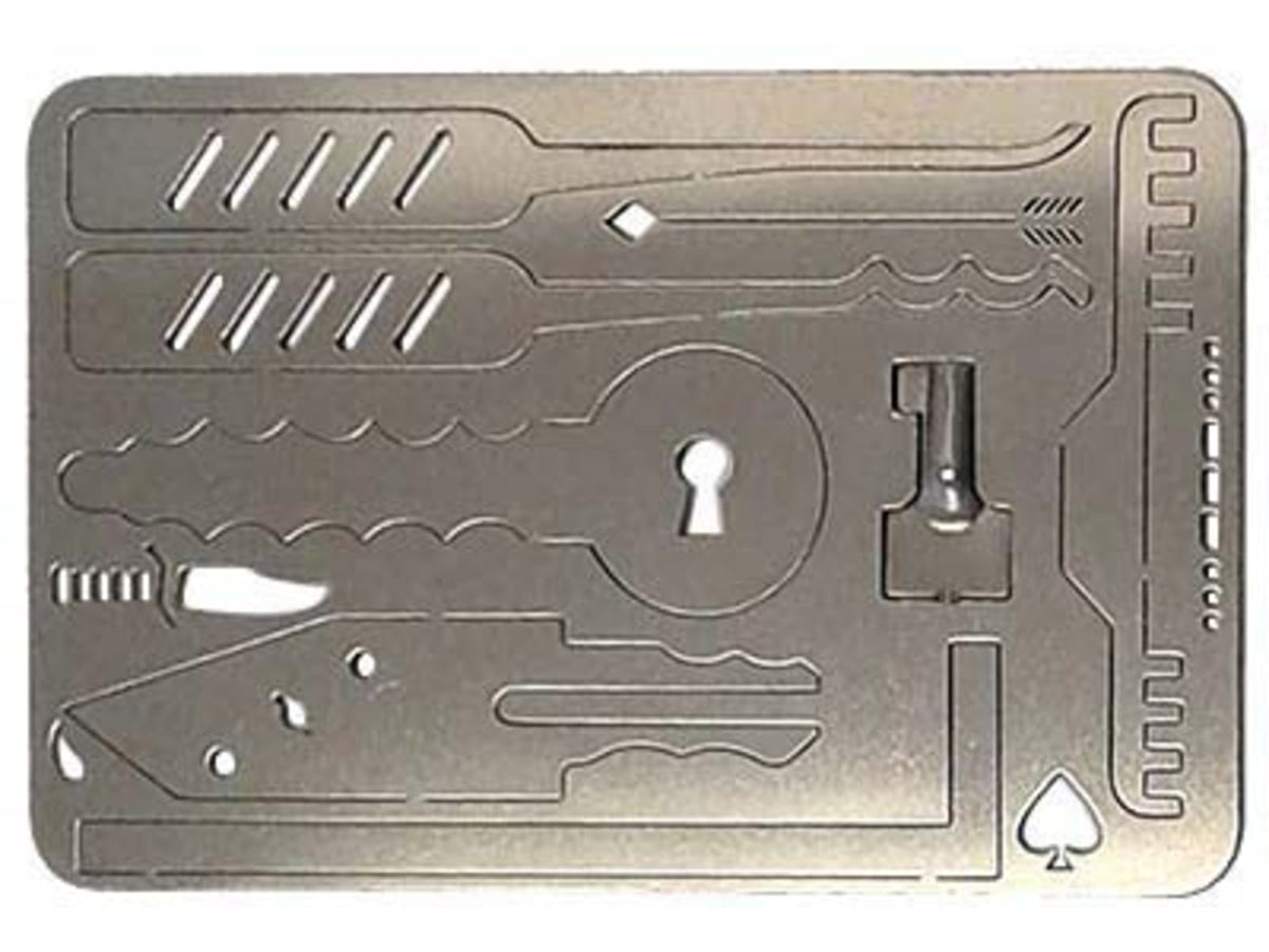 Shomer-Tec Breakout Card 3.35in x 2.1in x 0.27in Stainless Construction BOC