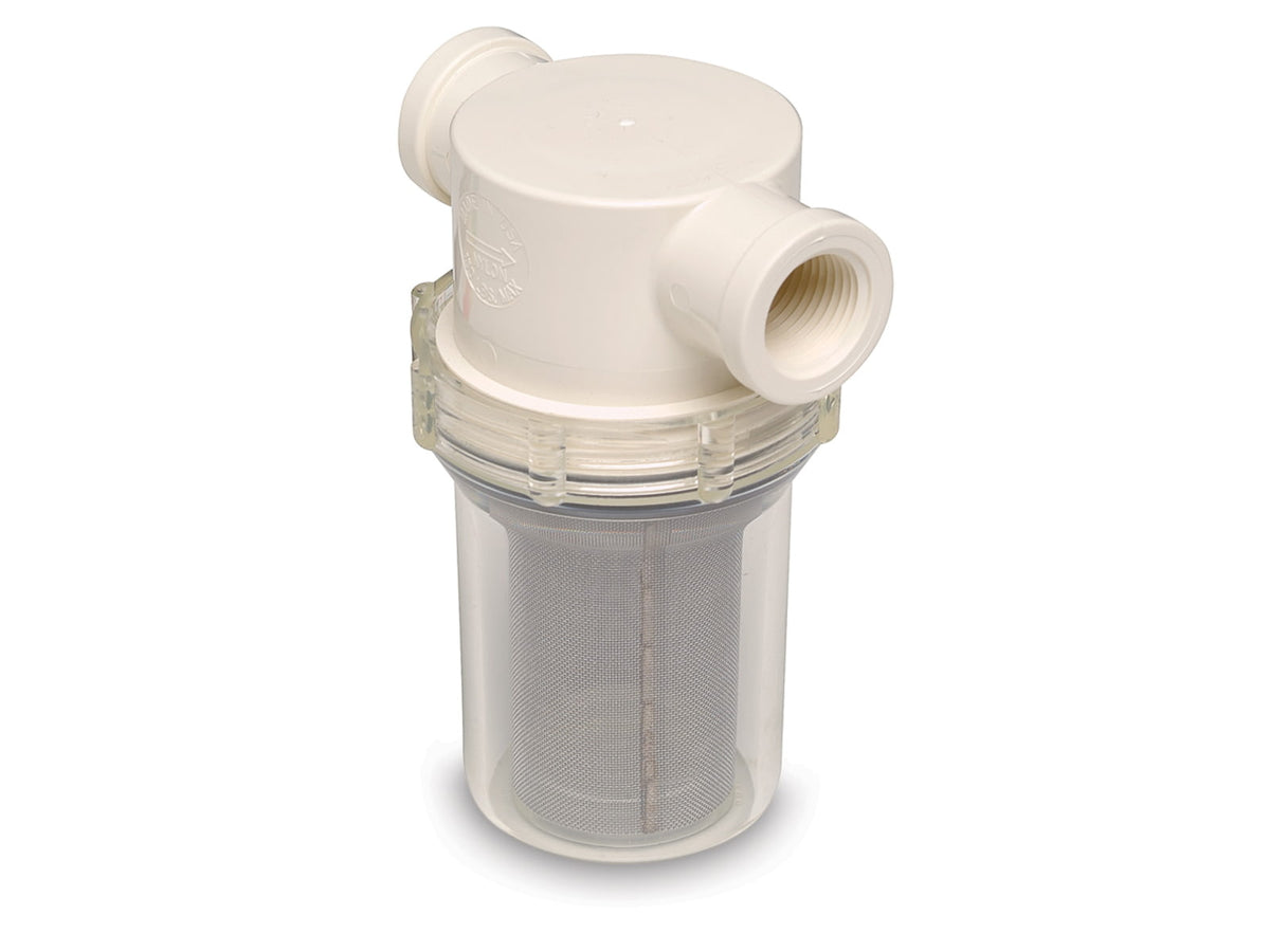 SHURFLO 3/4" Raw Water Strainer w/Bracket & Fittings - 50 Mesh Screen 253-221-01