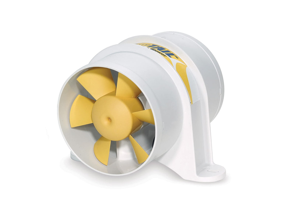 SHURFLO YELLOWTAIL 4" Marine Blower - 12 VDC 215 CFM 277-4110