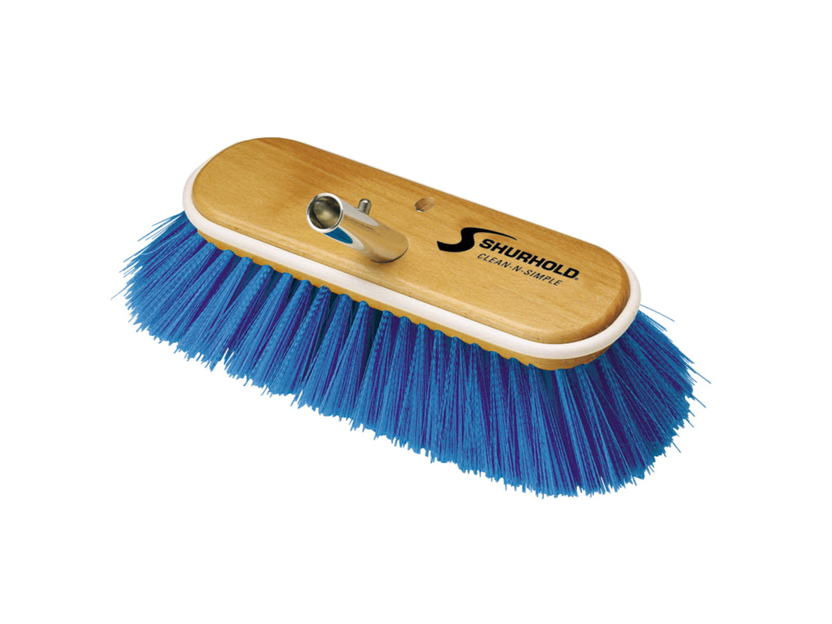 Shurhold 10" Extra-Soft Deck Brush - Blue Nylon Bristles 975