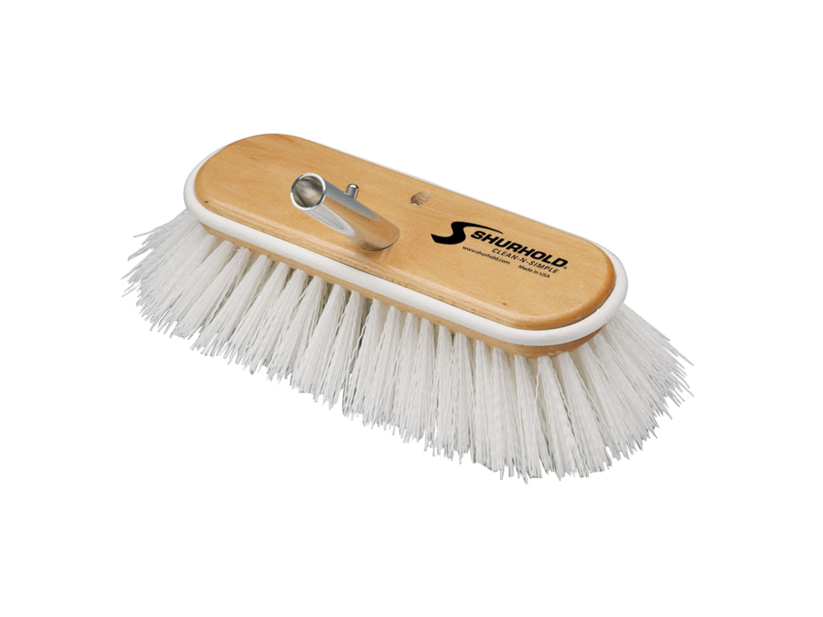 Shurhold Polypropylene Stiff Bristle Deck Brush 10" 990