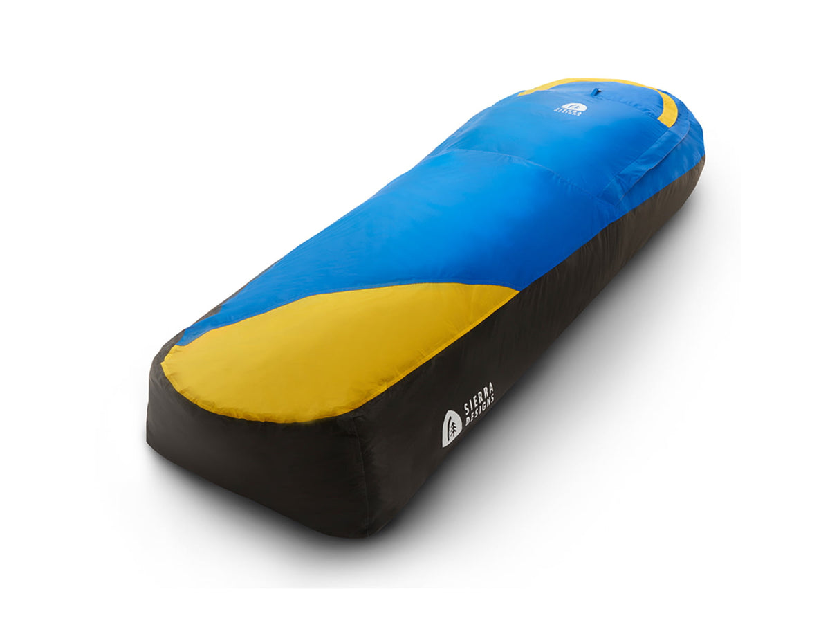 Sierra Designs Backcountry Bivy Sleeping Bag Blue/Yellow Regular