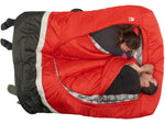 Sierra Designs Frontcountry Bed 20F Degrees Sleeping Bags Red/Grey Queen