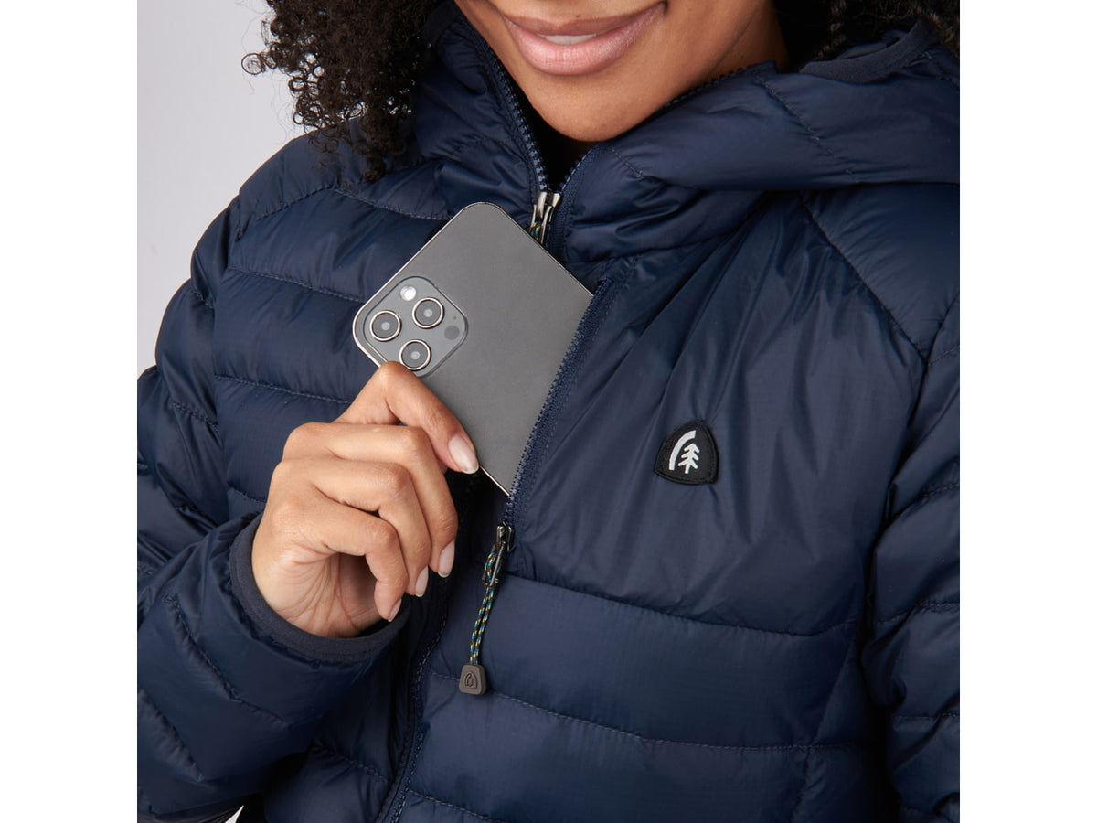 Sierra Designs Whitney Down Hoodie - Women's Midnight Navy Extra