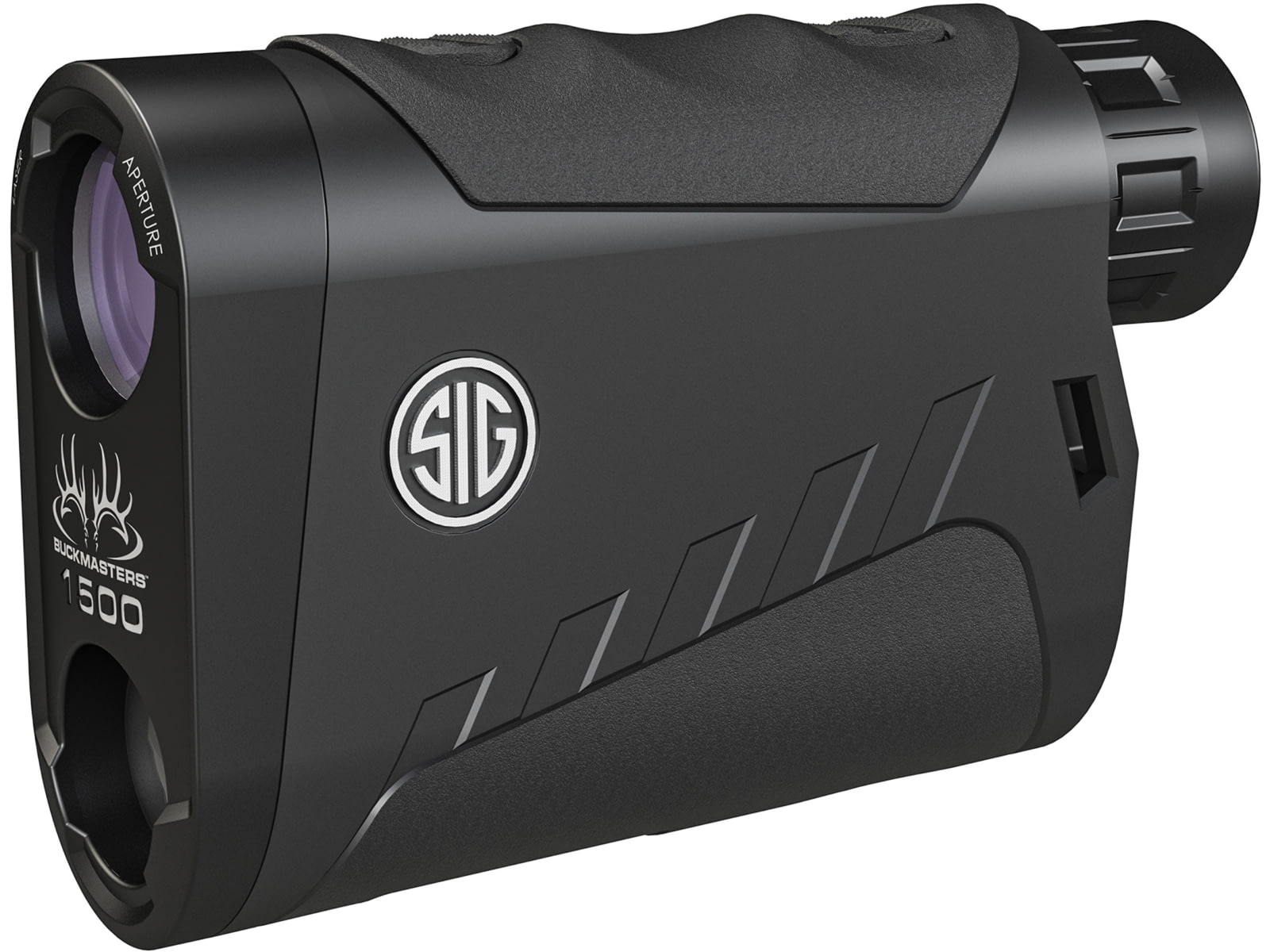 SIG SAUER Buckmasters 6x22mm Laser Rangefinder 1500 Red Illuminated Display Black Small