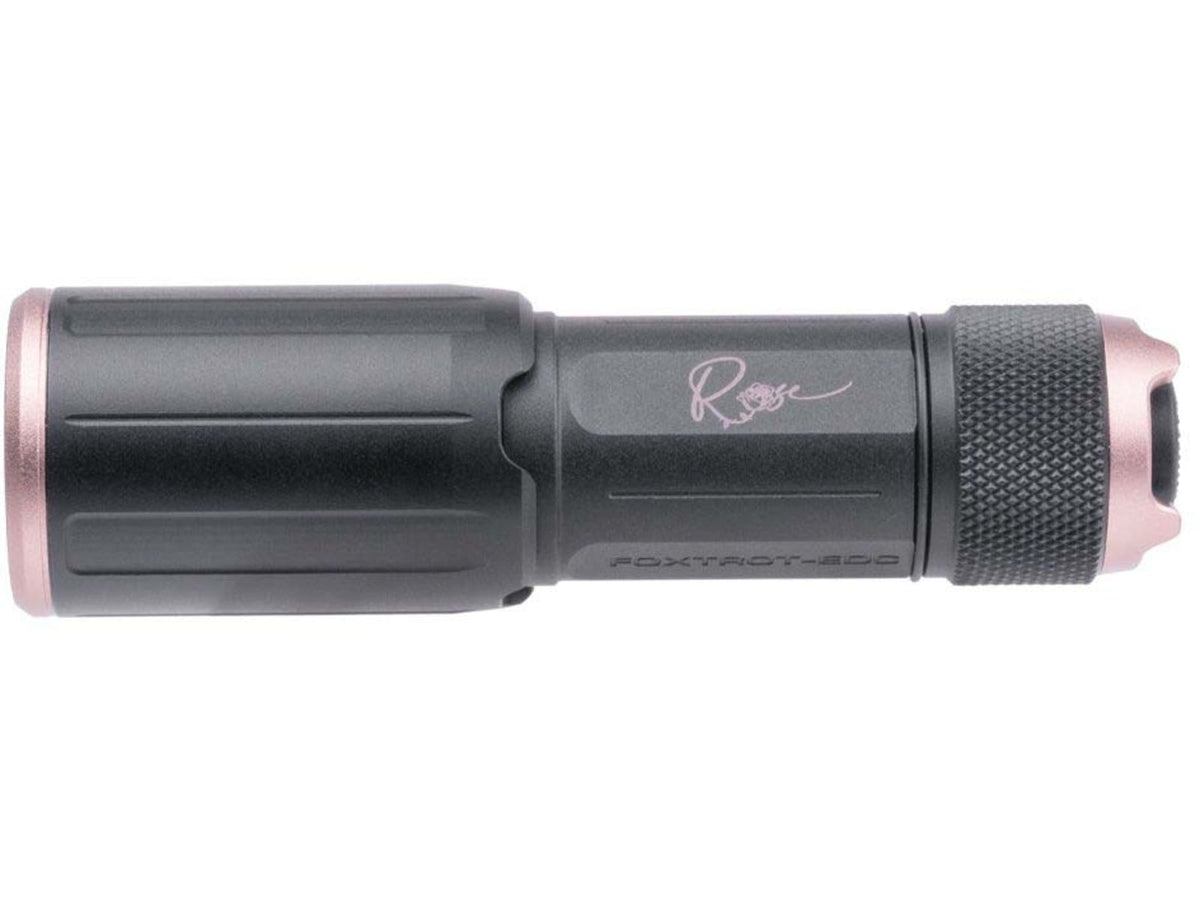 SIG SAUER Foxtrot-EDC ROSE Compact Flashlight 18350 Lithium-Ion 1350 Lumens Black/Rose Gold
