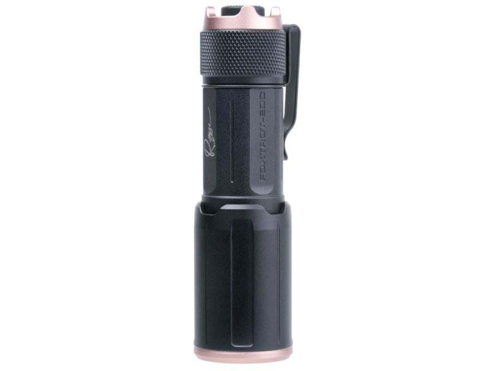 SIG SAUER Foxtrot-EDC ROSE Compact Flashlight 18350 Lithium-Ion 1350 Lumens Black/Rose Gold