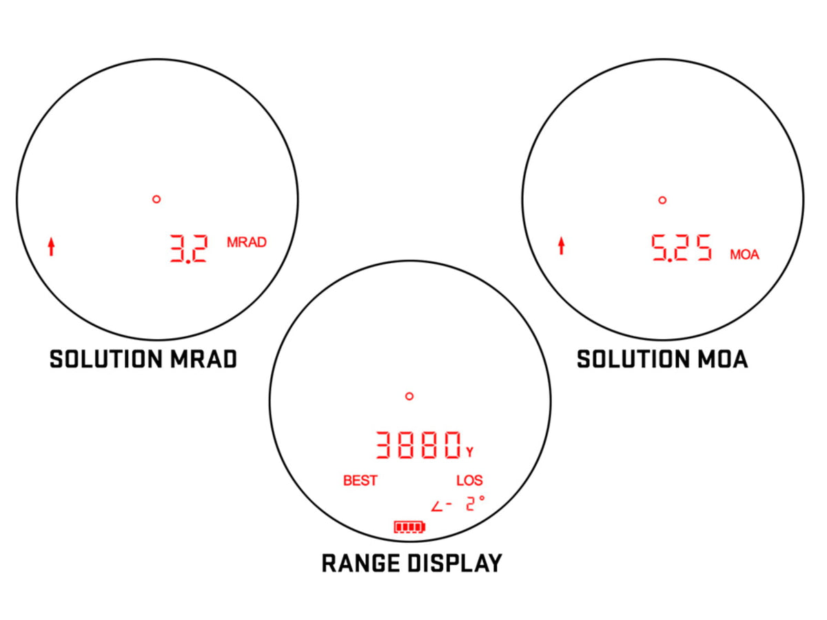 SIG SAUER Electro-Optics SOKCN101 KILO Canyon Black Rubber Armor 10x 42mm 1200 yds Max Distance LED Display