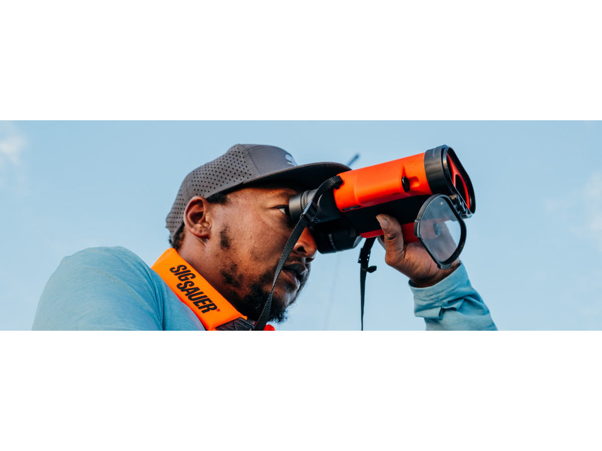 SIG SAUER Zulu6 HDX Pro OIS 18x50mm Schmidt-Pechan Prism Marine Binocular Orange