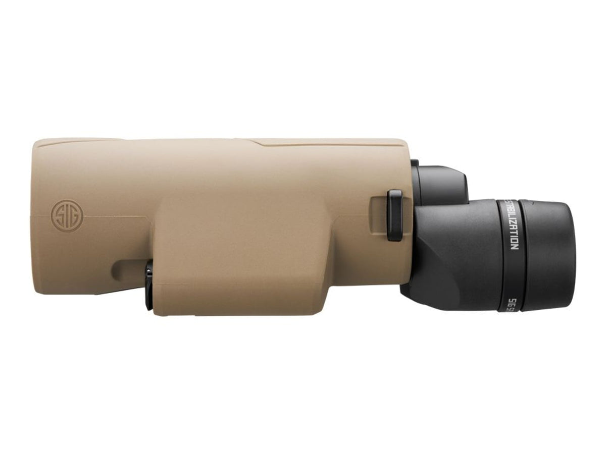 SIG SAUER ZULU6-HDX 18x50mm Schmidt-Pechan Prism PRO Image Stabilized Binocular FDE