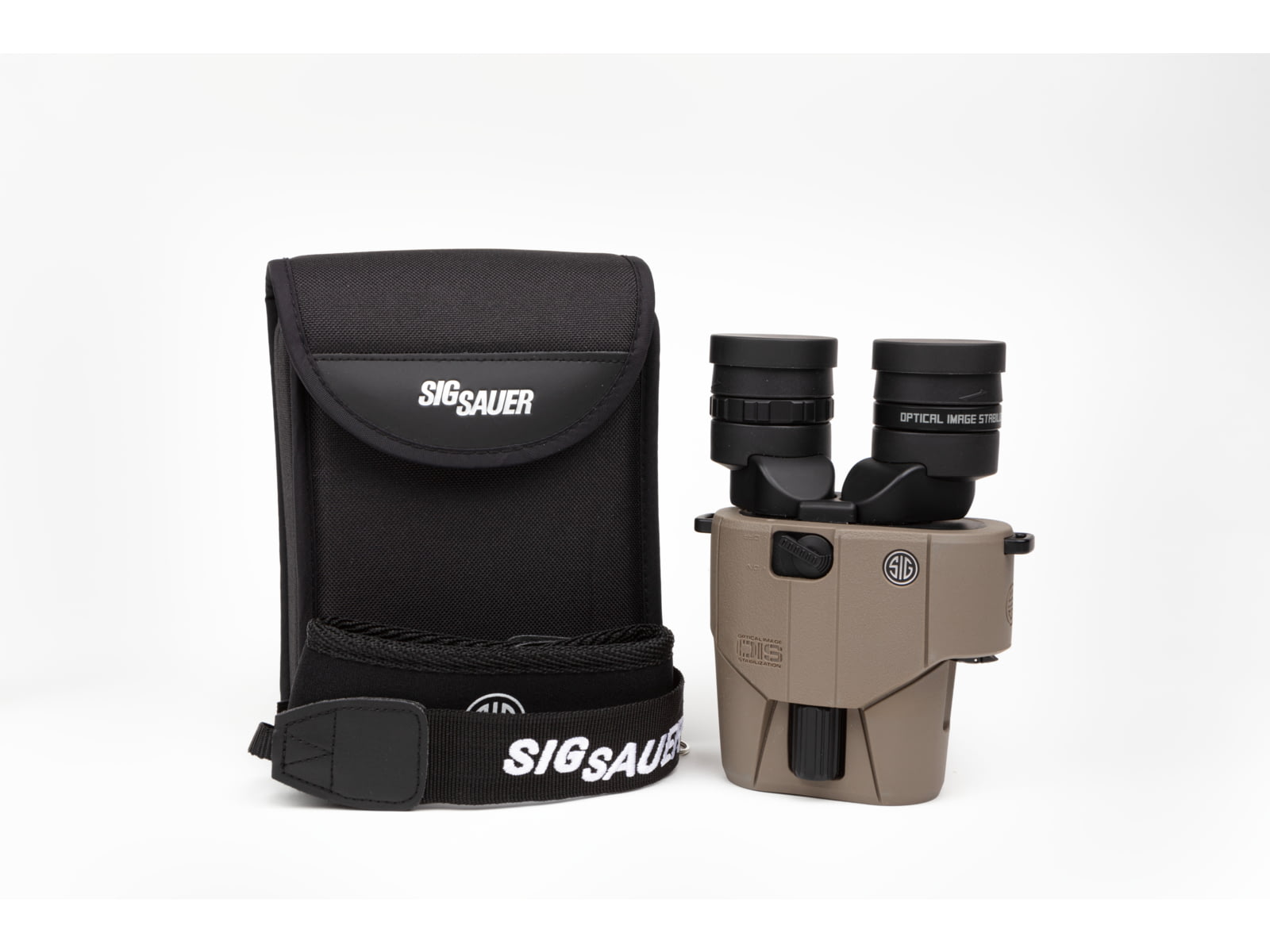 SIG SAUER ZULU6 HDX OIS 10x30mm Schmidt-Pechan Prism Binocular Rubberized FDE