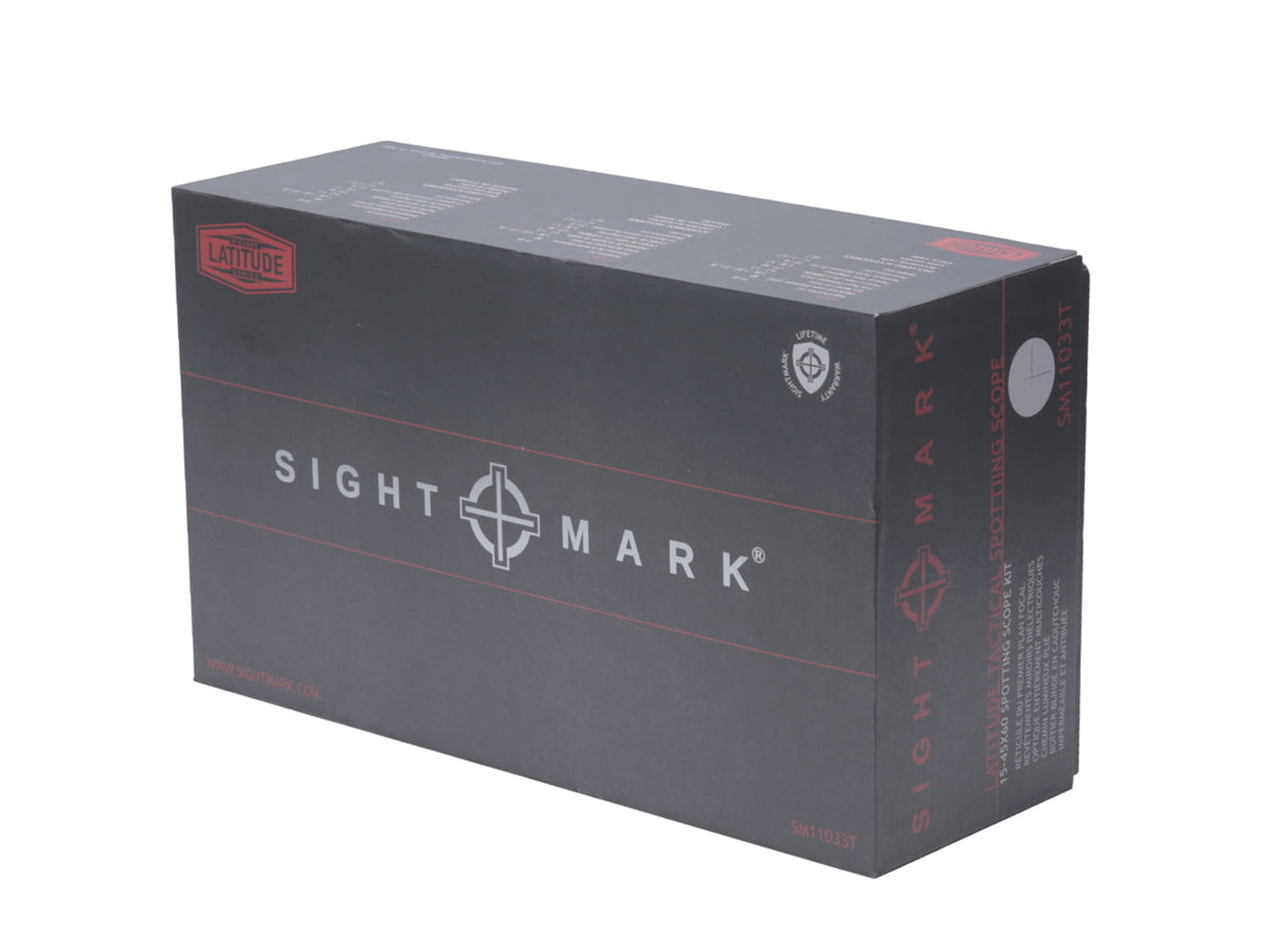SightMark Latitude 15-45x60 Tactical Spotting Scope Black SM11033T