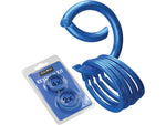 SILIPAC Keychain Kit Blue PVD Coated Metal Construction CHAINKIT-BLUE