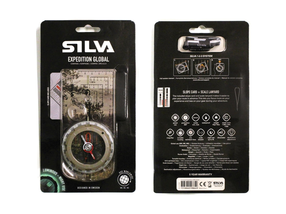 Silva Expedition Global Compass 2.36in X 5in X 0.51in 545010